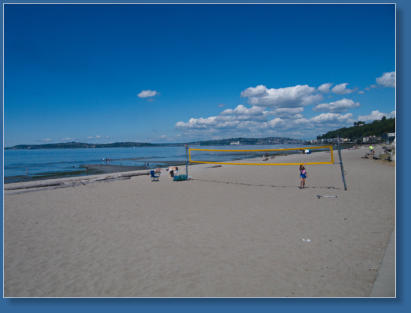 Strand am Alki Beach - Seattle, WA