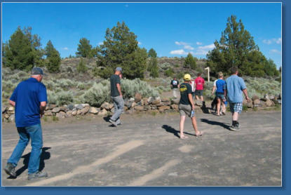 Crack in the ground, Christmas Valley, OR