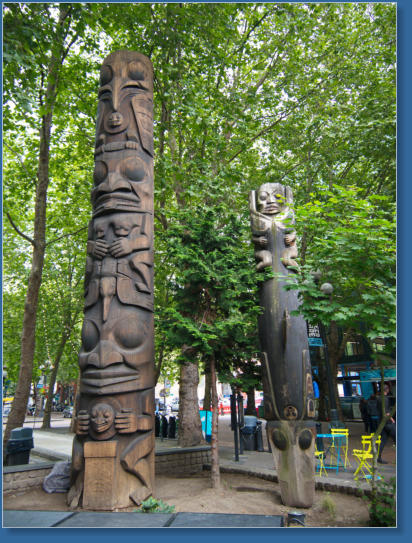 Rund um den Occidental Square - Seattle, WA