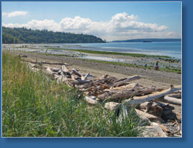 Strand am West Point Lighthouse - Discovery Park - Seattle, WA