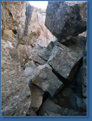 Crack in the ground, Christmas Valley, OR