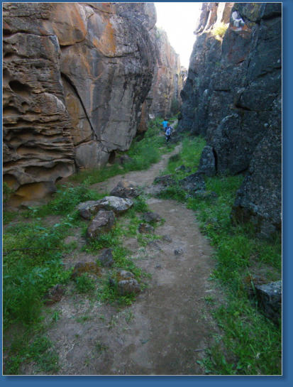 Crack in the ground, Christmas Valley, OR