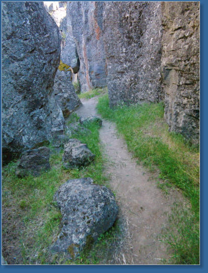 Crack in the ground, Christmas Valley, OR