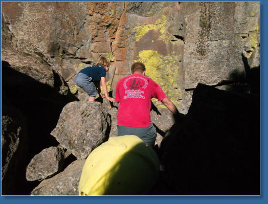 Crack in the ground, Christmas Valley, OR