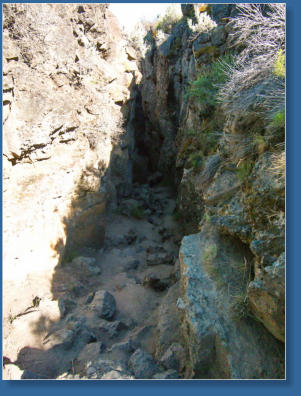 Crack in the ground, Christmas Valley, OR
