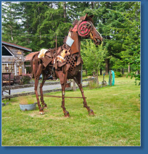 Dan Klennert - Recycled Spirits of Iron, Elbe WA