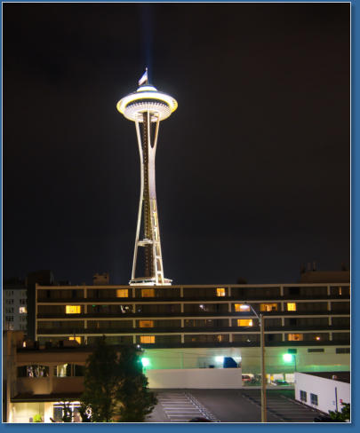 Space Needle by night - Seattle, WA
