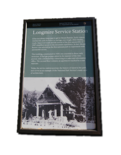 Tankstelle in Longmire - Mt. Rainier NP, WA
