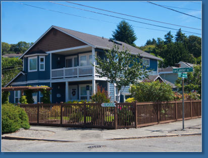 Wohnviertel am Alki-Beach - Seattle, WA