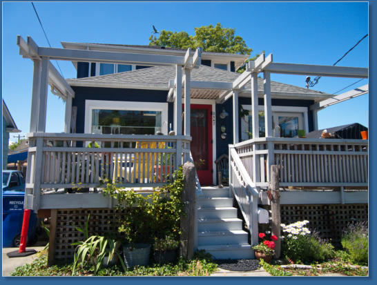 Wohnviertel am Alki-Beach - Seattle, WA