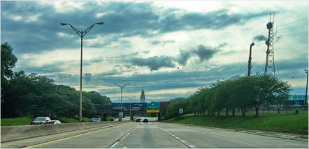 Blick auf Batton Rouge, LA