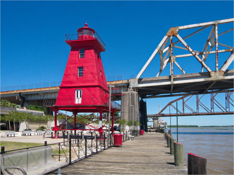 Southwest Riff Light + Brücken in Berwick, LA