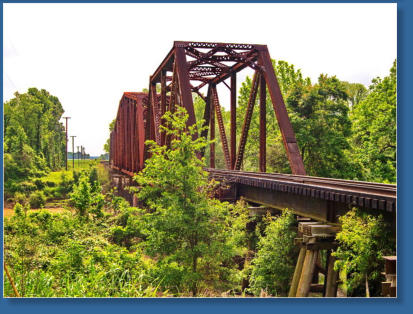 Old Railroadbridge over the Yazoo River, MS