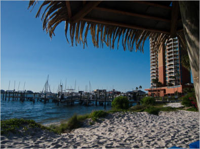 Hausstrand der Travellodge in Pensacola Beach, FL