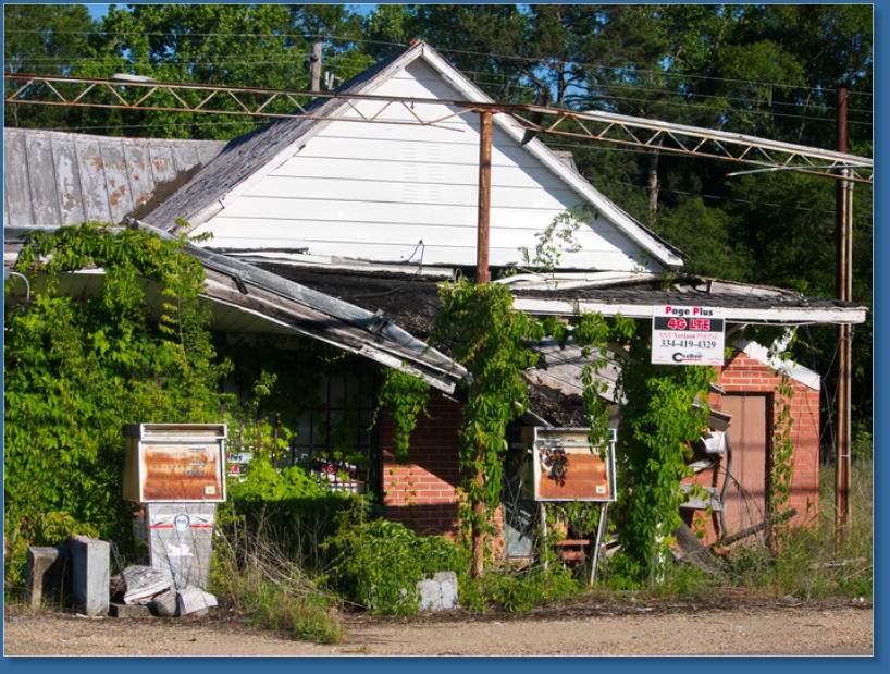 Alte Tankstelle in Selma, AL