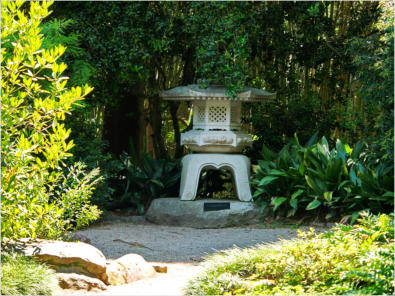 Japanischer Garten im Botanischer Garten - Birmingham, AL