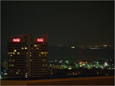Blick vom Polaris Restaurant im Hyatt Regency Atlanta Downtown
