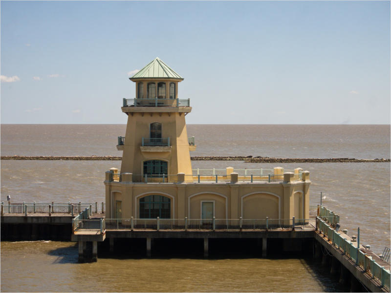 ehemaiges Hafenwärterhäuschen in Biloxi, MS