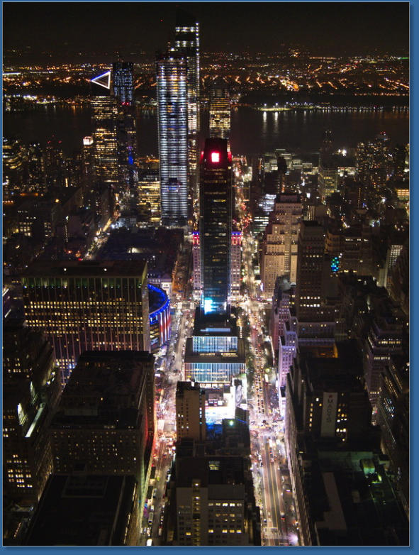 Blick vom Empire State Building, NYC