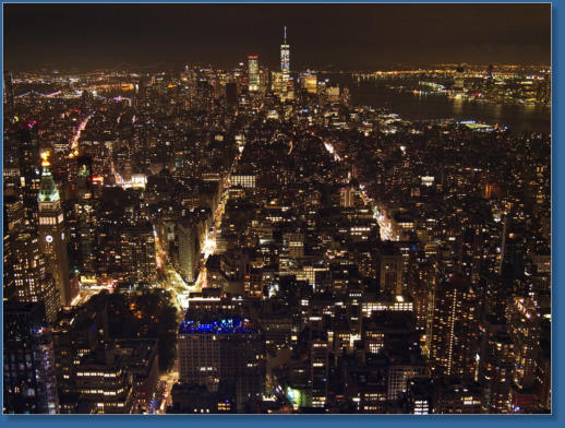 Blick vom Empire State Building, NYC