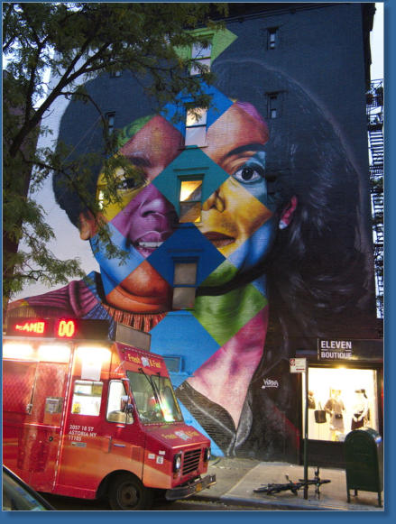 Mural von Eduardo Kobra, NYC