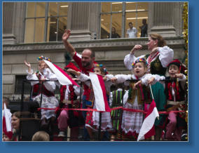 Polnische Parada auf der 5. AV, NYC
