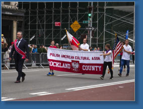 Polnische Parada auf der 5. AV, NYC