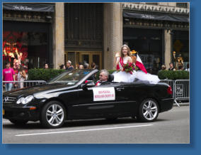 Polnische Parada auf der 5. AV, NYC