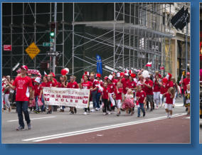 Polnische Parada auf der 5. AV, NYC