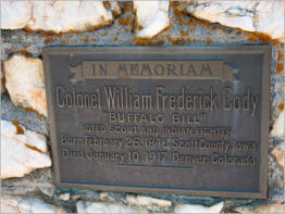 Grab von William F. Cody (Buffalo Bill), Lookout Mountain, CO