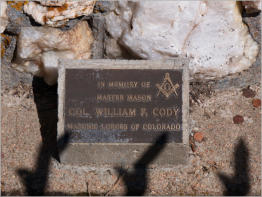 Grab von William F. Cody (Buffalo Bill), Lookout Mountain, CO