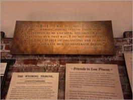 Butch Cassidy im Wyoming Territorial Prison NHS - WY