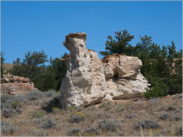 Entlang der Castle Gardens Road, WY