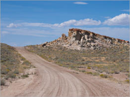 Entlang der Castle Gardens Road, WY