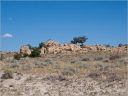 Entlang der Castle Gardens Road, WY