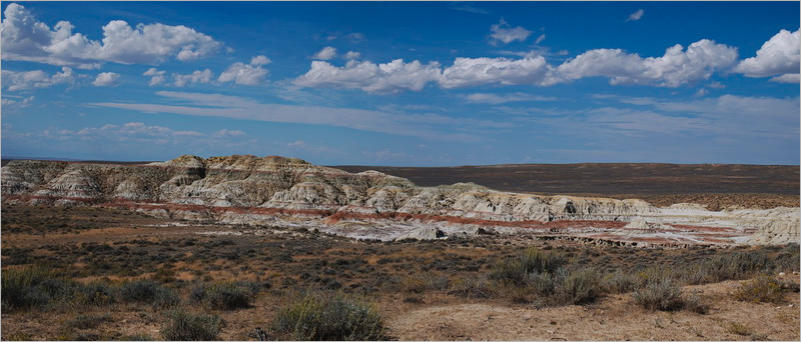 Entlang der Castle Gardens Road, WY