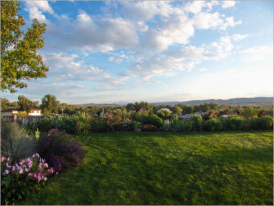 Privater Garten in Douglas, WY