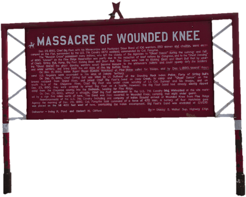 Wounded Knee Massacre Memorial - South Dakota