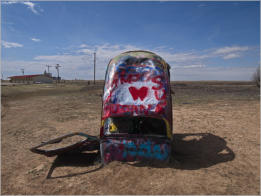 VW Slug Bug Ranch, Route66 - TX