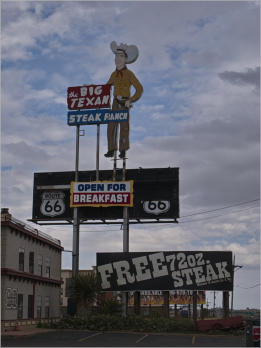 Big Tesan Steakhouse, Route66 - TX