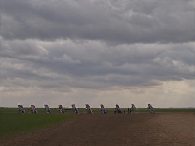 Cadillac Ranch, Route66 - TX