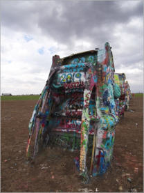 Cadillac Ranch, Route66 - TX
