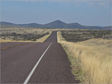 Entlang des Highway 67 in Texas