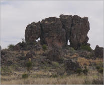 Elephant-Rock entlang HW 67 - TX