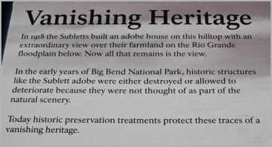 Dorgan-Sublett Trail - Big Bend NP