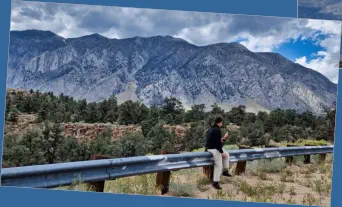 Entlang des Highways CA/NV