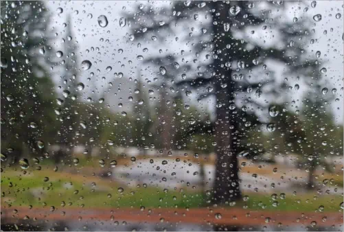 Yosemite NP - Tioga Road - Regen, Regen