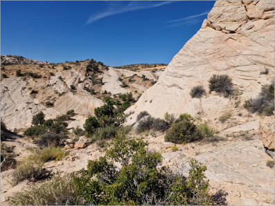 Aufstieg zum Yellow Rock an der Cottonwood Canyon Road, UT