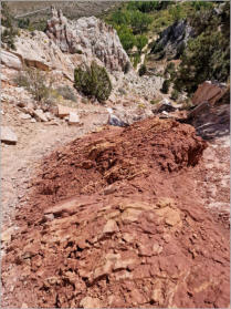 Yellow Rock an der Cottonwood Canyon Road, UT