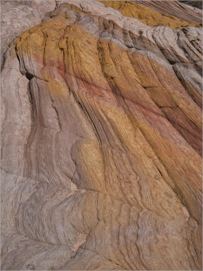 Yellow Rock an der Cottonwood Canyon Road, UT